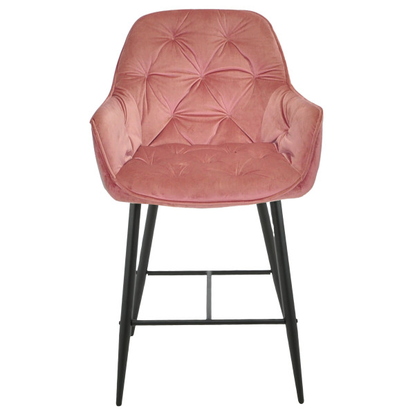 Полубарный стул Onder Mebli CHIC BAR 65-BK Фрез PH-603 Бархат-2