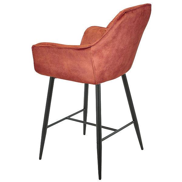 Полубарный стул Onder Mebli CHIC BAR 65-BK Корица OR-862 Бархат-2