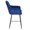 Полубарный стул Onder Mebli CHIC BAR 65-BK Синий PH-607 Бархат-2-thumb
