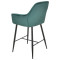 Полубарный стул Onder Mebli CHIC BAR 65-BK Зеленый PH-602 Бархат-3-thumb