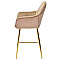 Напівбарний стілець Onder Mebli CHIC BAR 65-GD Бежевий PH-604 Оксамит-2-thumb
