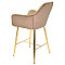 Напівбарний стілець Onder Mebli CHIC BAR 65-GD Бежевий PH-604 Оксамит-3-thumb