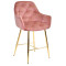 Напівбарний стілець Onder Mebli CHIC BAR 65-GD Фрез PH-603 Оксамит-0-thumb