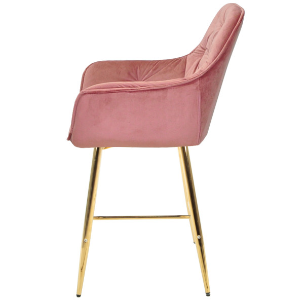 Полубарный стул Onder Mebli CHIC BAR 65-GD Фрез PH-603 Бархат-2