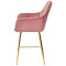 Напівбарний стілець Onder Mebli CHIC BAR 65-GD Фрез PH-603 Оксамит-2-thumb