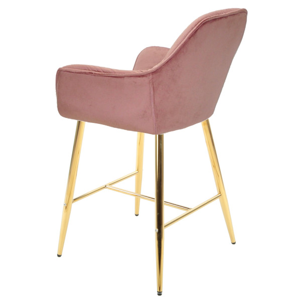 Полубарный стул Onder Mebli CHIC BAR 65-GD Фрез PH-603 Бархат-3