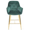Напівбарний стілець Onder Mebli CHIC BAR 65-GD Зелений PH-602 Оксамит-1-thumb