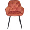 Стілець Onder Mebli CHIC BK Кориця OR-862 Оксамит-1-thumb