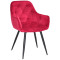 Стілець Onder Mebli CHIC BK Червоний PH-611 Оксамит-0-thumb