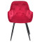 Стілець Onder Mebli CHIC BK Червоний PH-611 Оксамит-1-thumb