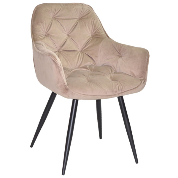 Стілець Onder Mebli CHIC BK Мокко PH-610 Оксамит-0