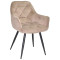 Стілець Onder Mebli CHIC BK Мокко PH-610 Оксамит-0-thumb