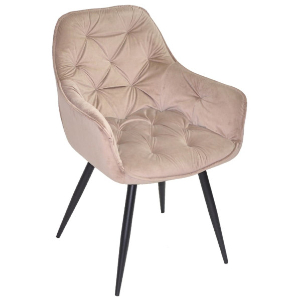 Стілець Onder Mebli CHIC BK Мокко PH-610 Оксамит-1