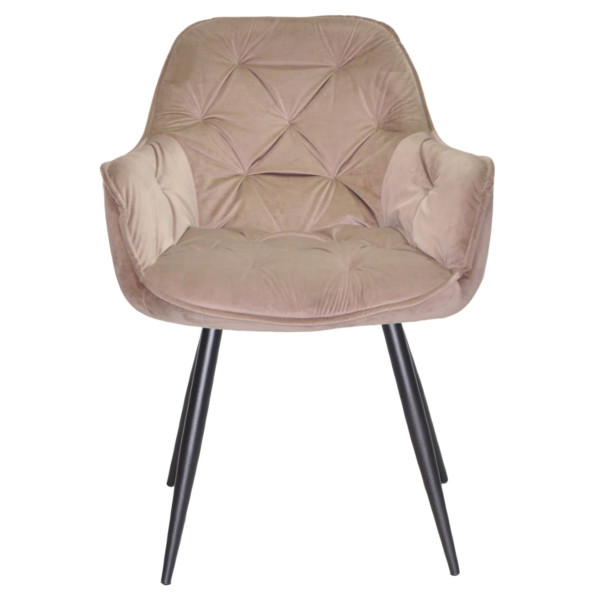 Стілець Onder Mebli CHIC BK Мокко PH-610 Оксамит-2