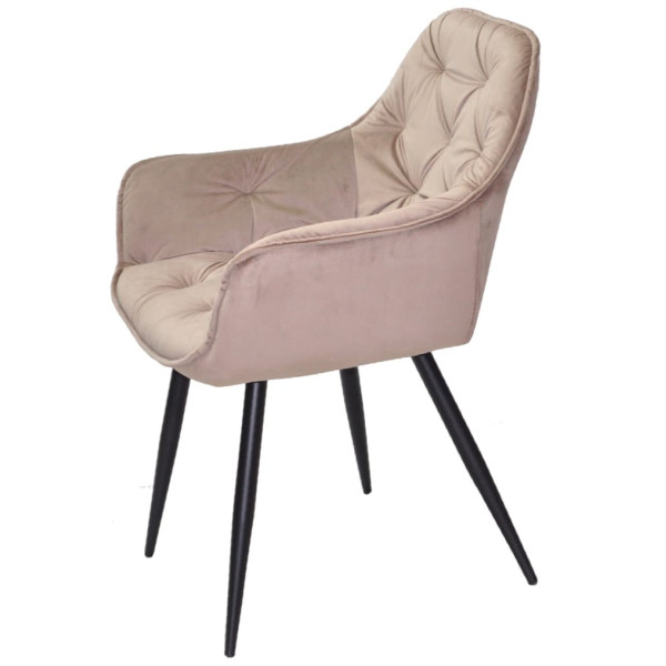 Стілець Onder Mebli CHIC BK Мокко PH-610 Оксамит-3