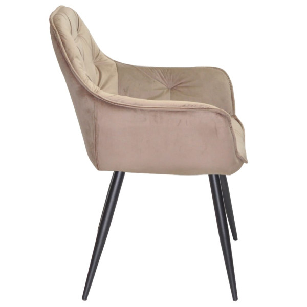 Стілець Onder Mebli CHIC BK Мокко PH-610 Оксамит-4