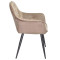 Стілець Onder Mebli CHIC BK Мокко PH-610 Оксамит-4-thumb