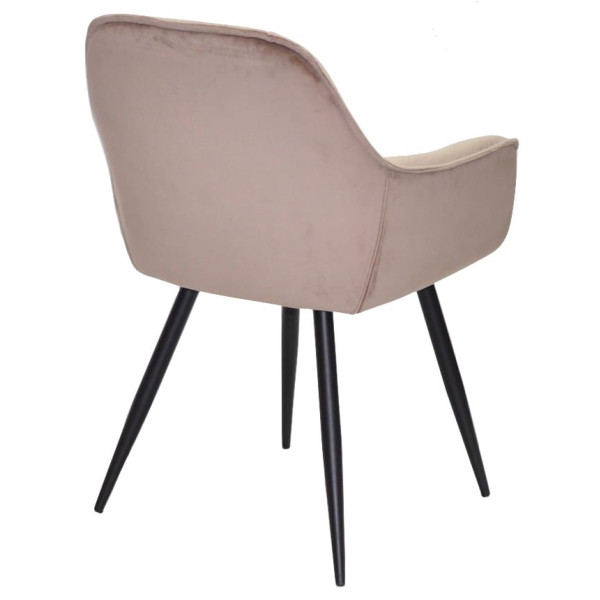 Стілець Onder Mebli CHIC BK Мокко PH-610 Оксамит-5
