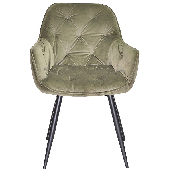 Стул Onder Mebli CHIC BK Оливковый PHL-401 Бархат-2