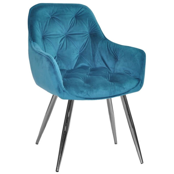 Стул Onder Mebli CHIC CH Бирюза PH-612 Бархат-0