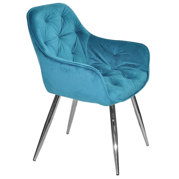 Стул Onder Mebli CHIC CH Бирюза PH-612 Бархат-1