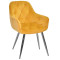 Стілець Onder Mebli CHIC CH Жовтий PH-605 Оксамит-0-thumb