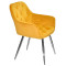 Стілець Onder Mebli CHIC CH Жовтий PH-605 Оксамит-1-thumb