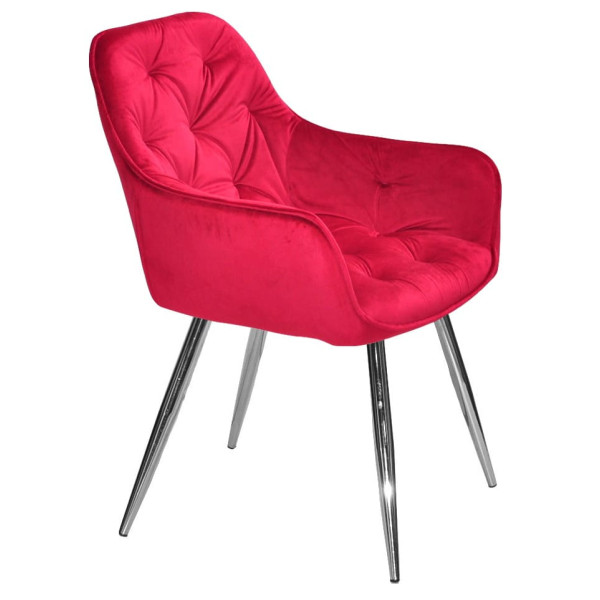 Стул Onder Mebli CHIC CH Красный PH-611 Бархат-1