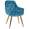 Стул Onder Mebli CHIC GD Бирюза PH-612 Бархат-0-thumb