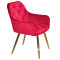 Стілець Onder Mebli CHIC GD Червоний PH-611 Оксамит-1-thumb