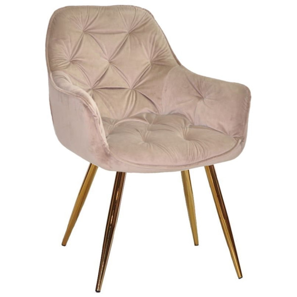 Стілець Onder Mebli CHIC GD Мокко PH-610 Оксамит-0