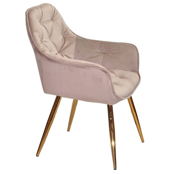 Стілець Onder Mebli CHIC GD Мокко PH-610 Оксамит-1