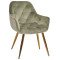Стілець Onder Mebli CHIC GD Оливковий PHL-401 Оксамит-0-thumb