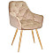Стул Onder Mebli CHIC WD Бежевый PH-604 Бархат-0-thumb