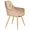 Стул Onder Mebli CHIC WD Бежевый PH-604 Бархат-1-thumb