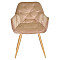 Стул Onder Mebli CHIC WD Бежевый PH-604 Бархат-2-thumb