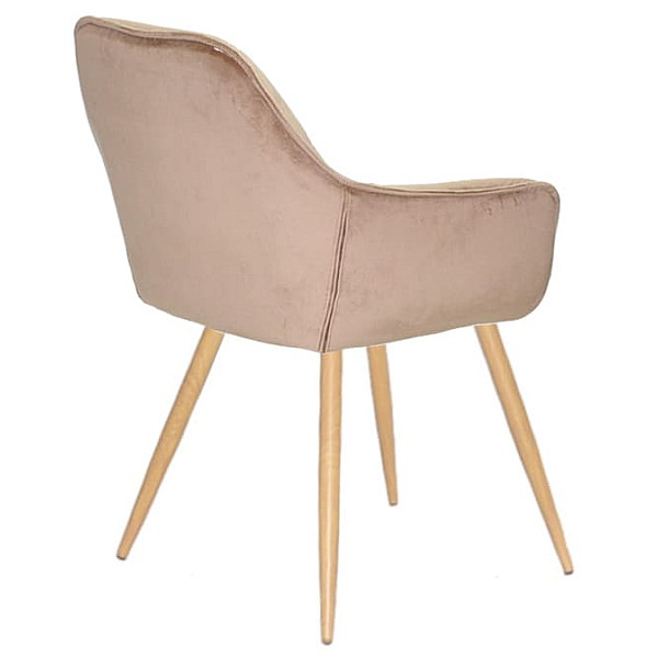 Стул Onder Mebli CHIC WD Бежевый PH-604 Бархат-3