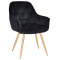 Стул Onder Mebli CHIC WD Черный PH-606 Бархат-0-thumb