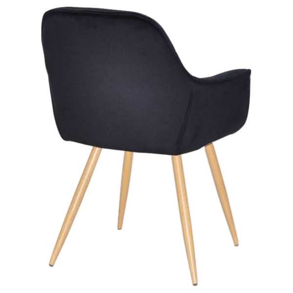 Стул Onder Mebli CHIC WD Черный PH-606 Бархат-3