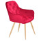 Стул Onder Mebli CHIC WD Красный PH-611 Бархат-1-thumb