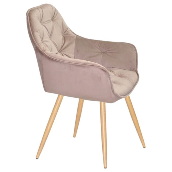 Стілець Onder Mebli CHIC WD Мокко PH-610 Оксамит-1