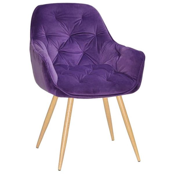 Стілець Onder Mebli CHIC WD Пурпуровий OR-857 Оксамит-0