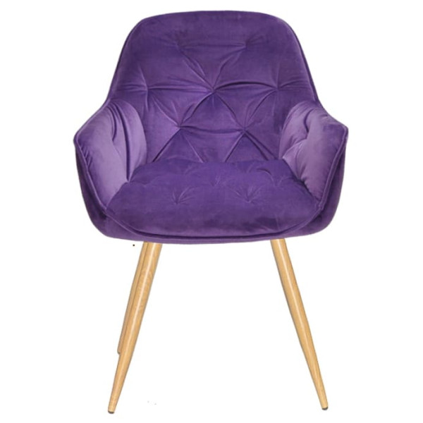 Стілець Onder Mebli CHIC WD Пурпуровий OR-857 Оксамит-2
