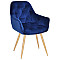 Стілець Onder Mebli CHIC WD Синій PH-607 Оксамит-0-thumb
