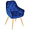Стілець Onder Mebli CHIC WD Синій PH-607 Оксамит-2-thumb