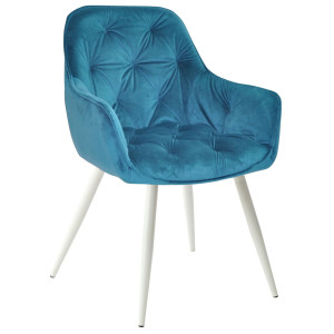 Стул Onder Mebli CHIC WT Бирюза PH-612 Бархат