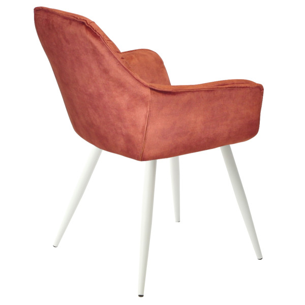 Стілець Onder Mebli CHIC WT Кориця OR-862 Оксамит-1