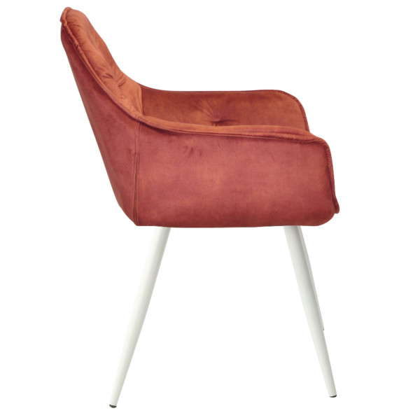 Стілець Onder Mebli CHIC WT Кориця OR-862 Оксамит-2