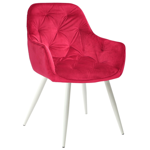Стул Onder Mebli CHIC WT Красный PH-611 Бархат-0