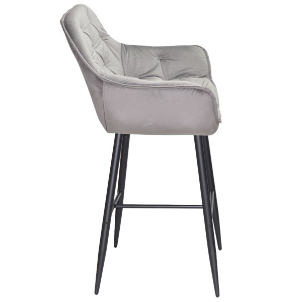 Барный стул Onder Mebli CHIC BAR 75-BK Серый PH-613 Бархат-2